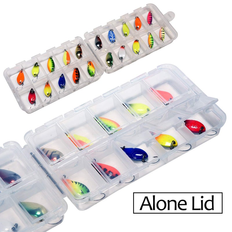 THKFISH Spoon Fishing Lures for Trout Spoons Hard Baits Single Hook Trout Lures Metal Fishing Lures for Char Perch 20Pcs - Image 5